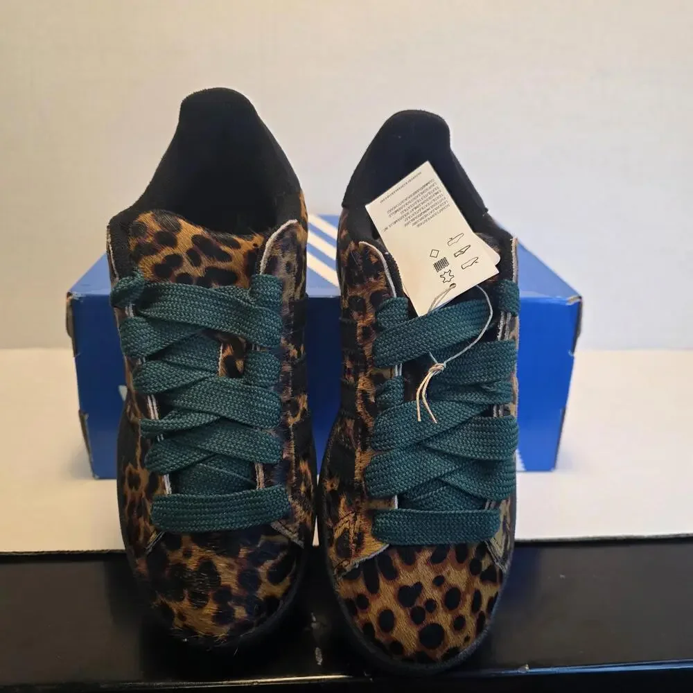 Adidas OG's Campus Leopard Print Black/Green - JH9768 Women's Size 7 NIB